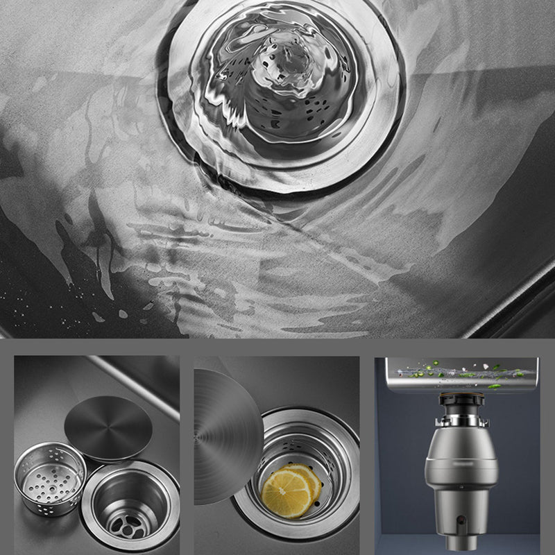 Avtoit | Classic Round Sink Stainless Steel Built-in Sink Non-Slip Round Basin for the Kitchen
