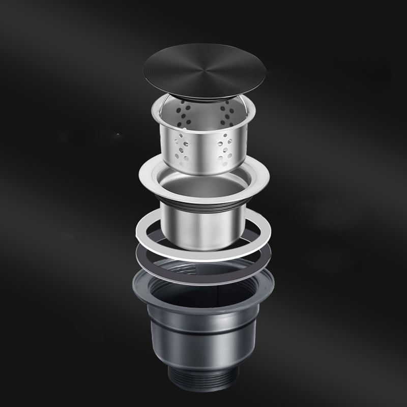 Avtoit | Classic Round Sink Stainless Steel Built-in Sink Non-Slip Round Basin for the Kitchen