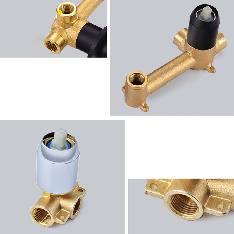 Avtoit | Industrial bathroom faucet brass lever handles 2-hole faucets wall-mounted faucet