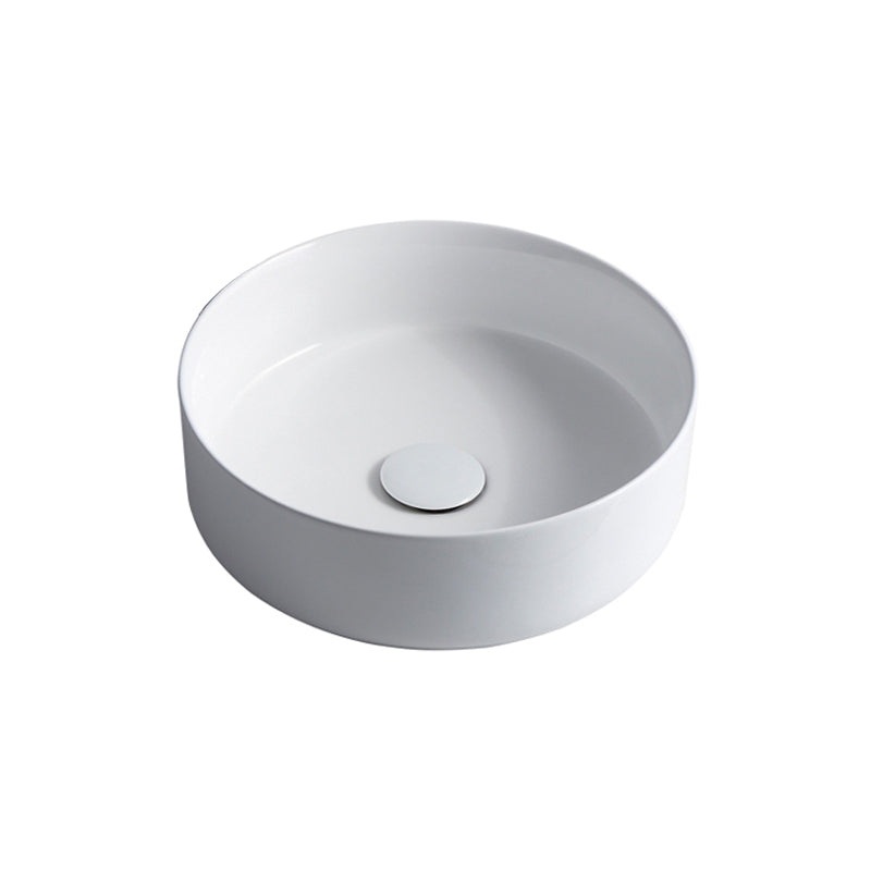 Avtoit | Modern Sink Ceramic Solid Color Round Sink