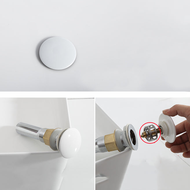 Avtoit | Modern Sink Ceramic Solid Color Round Sink