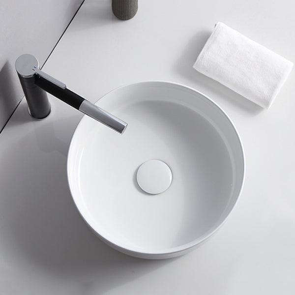 Avtoit | Modern Sink Ceramic Solid Color Round Sink