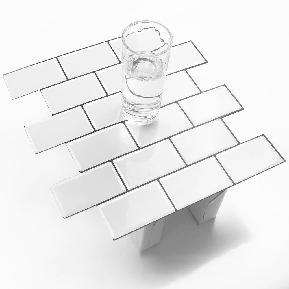 Avtoit | 12"x 12" Resin Mosaic Tiles Square Self-Adhesive Tiles for Backsplash & Wall Tile