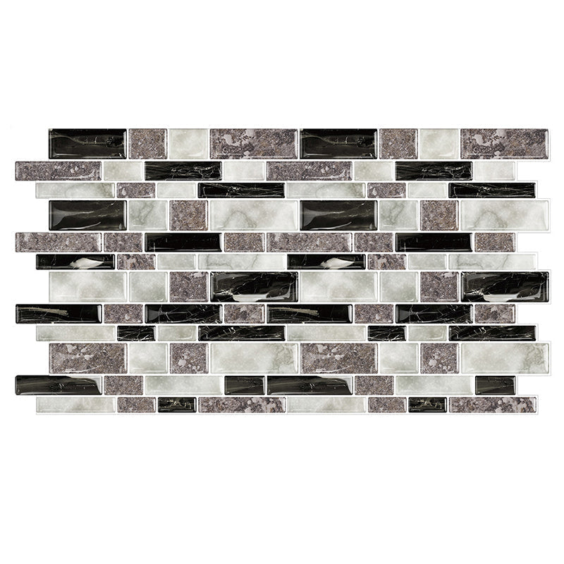 Avtoit | 12"x 12" Resin Mosaic Tiles Square Self-Adhesive Tiles for Backsplash & Wall Tile