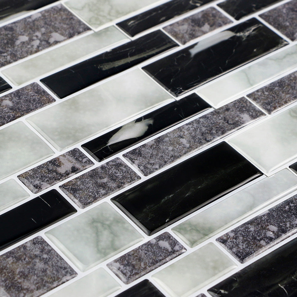 Avtoit | 12"x 12" Resin Mosaic Tiles Square Self-Adhesive Tiles for Backsplash & Wall Tile