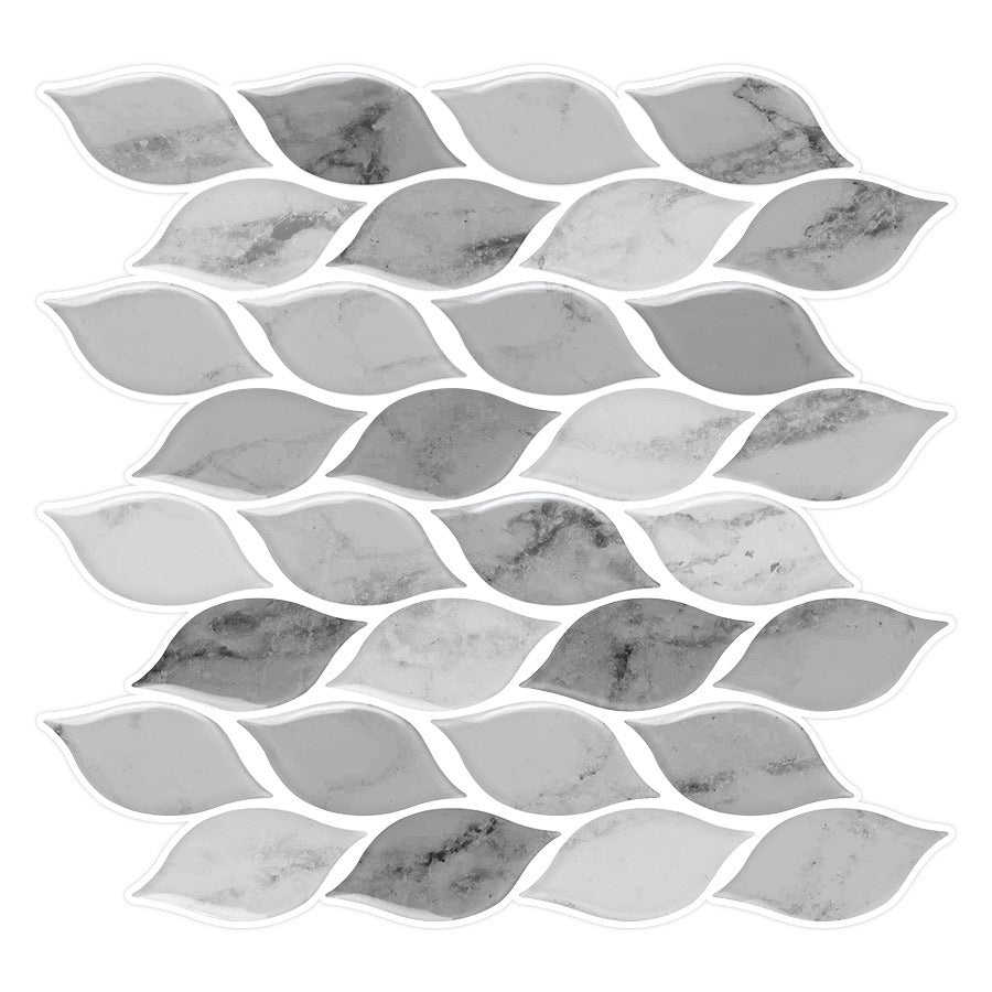 Avtoit | 12"x 12" Resin Mosaic Tiles Square Self-Adhesive Tiles for Backsplash & Wall Tile