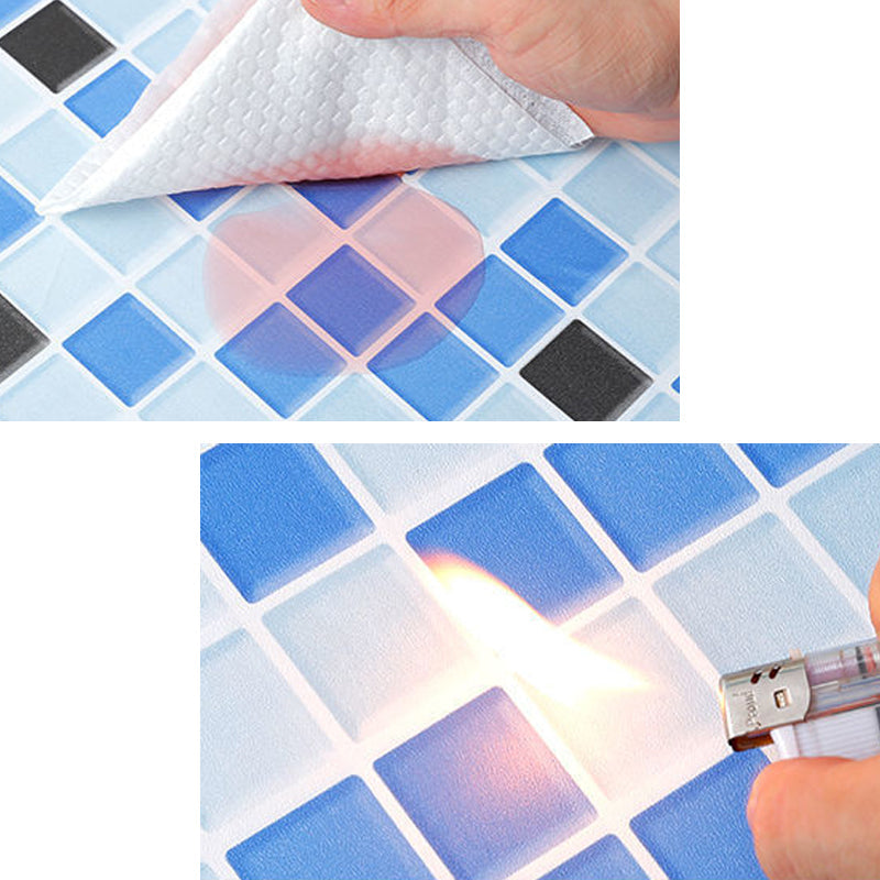 Avtoit | Square Grid Peel and Stick Tile PVC Mosaic Tile for Kitchen Backsplash