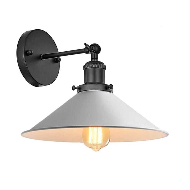 Avtoit | White Industrial Vintage Wall Sconce Light