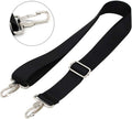 Avtoit | 47 inch bag replacement shoulder strap | Padded & Adjustable - Perfect for travel bags, laptop bags, briefcases, camera bags, messenger bags, diaper bags & more (Black)