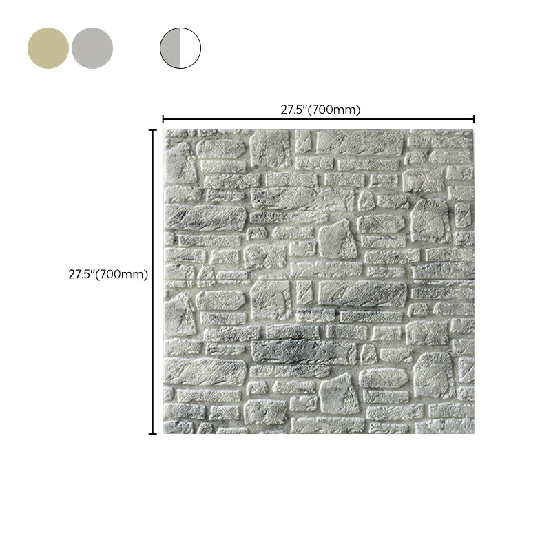 Avtoit | 3D Artificial Stone Wall Panel Modern Style Living Room Wall Panel (10-Pack)