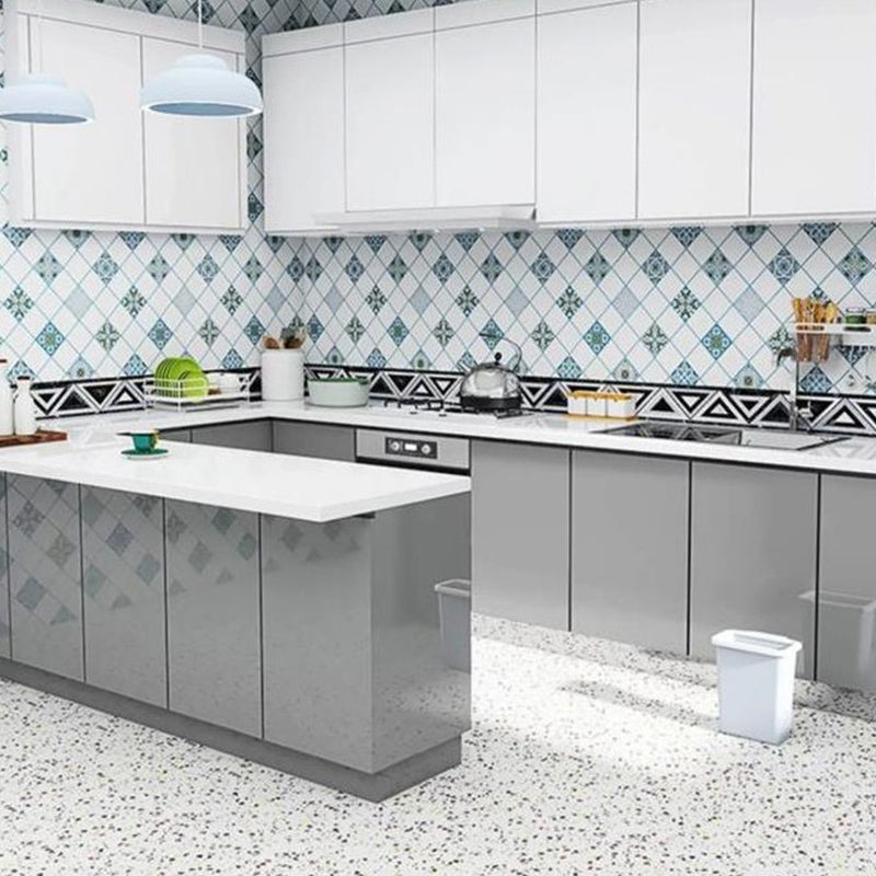 Avtoit | Rectangular Peel & Stick Tile PVC Single Tile for Kitchen and Bathroom