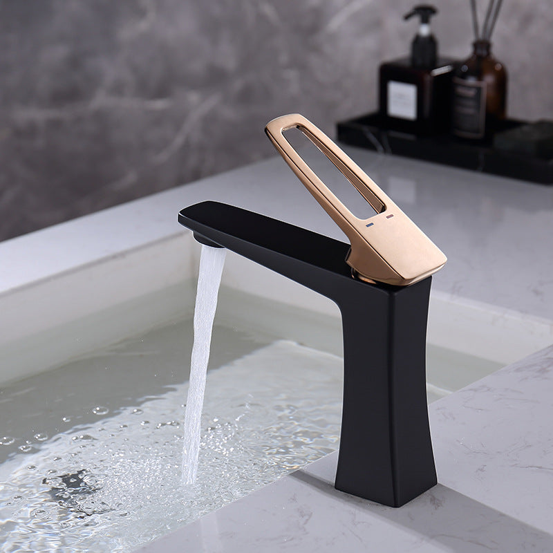 Avtoit | Glam Vessel Sink Faucet Brass Lever Handles with Drain Assembly Sink Mixer