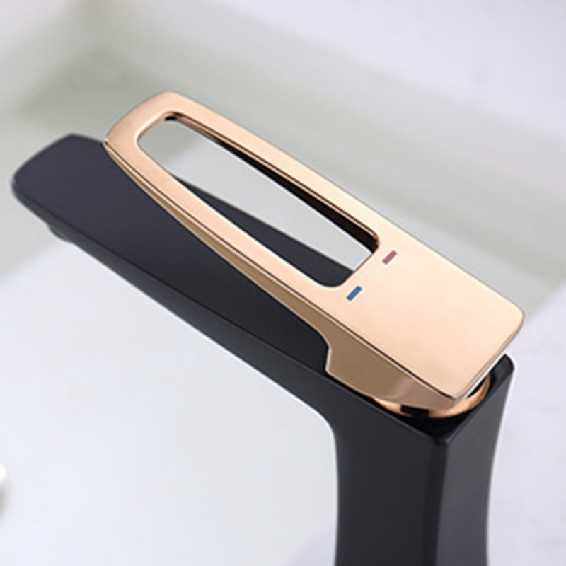 Avtoit | Glam Vessel Sink Faucet Brass Lever Handles with Drain Assembly Sink Mixer