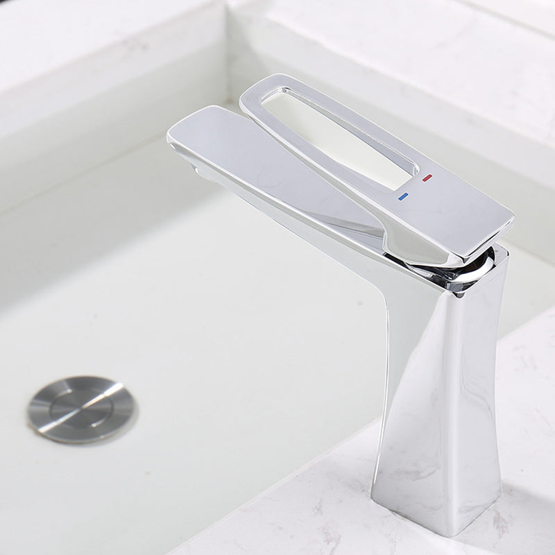 Avtoit | Glam Vessel Sink Faucet Brass Lever Handles with Drain Assembly Sink Mixer