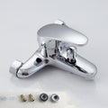Avtoit | Modern Silver Faucet Copper with 1-Handle 2-Hole Bathroom Faucet