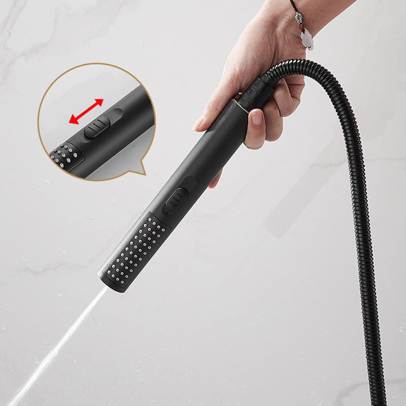 Avtoit | Modern Bathtub Edge Piece Single-Lever Wall-Mounted Bathtub Faucet with Hand Shower