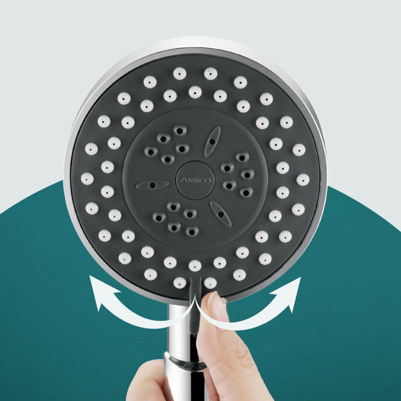 Avtoit | Contemporary Showerhead Combination Metal Round Handheld Showerhead