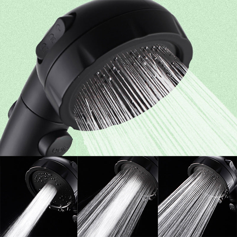 Avtoit | Contemporary Shower Head Round Handheld Shower Head Combination in Black