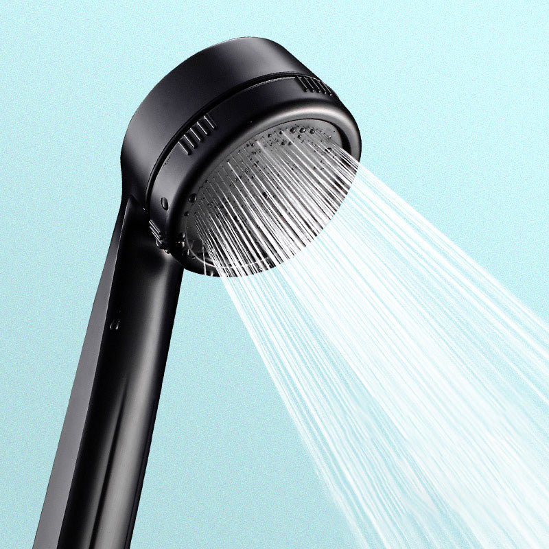 Avtoit | Contemporary Shower Head Round Handheld Shower Head Combination in Black