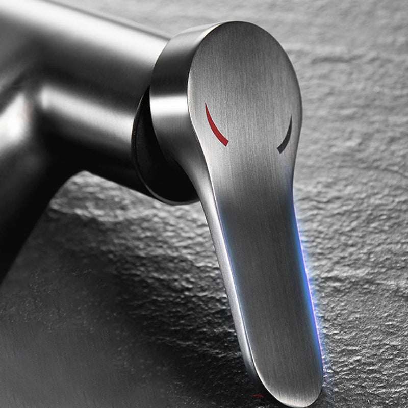 Avtoit | Simplicity Brass Sink Faucet Low Arc Single Color Centerset Vanity Faucet for the Bathroom