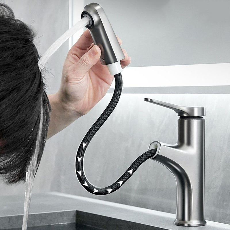 Avtoit | Simplicity Brass Sink Faucet Low Arc Single Color Centerset Vanity Faucet for the Bathroom
