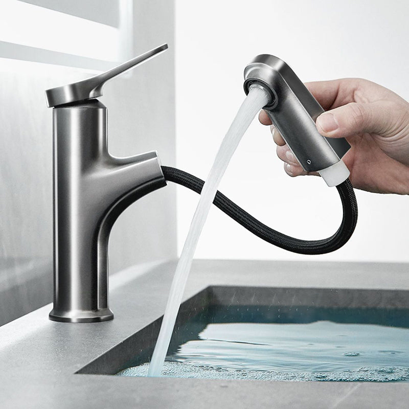 Avtoit | Simplicity Brass Sink Faucet Low Arc Single Color Centerset Vanity Faucet for the Bathroom