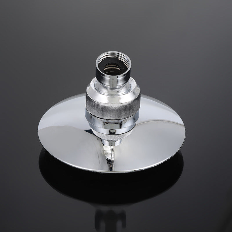 Avtoit | Round Shape Shower Head Modern Swiveling Wall Mounted Fixed Shower Head