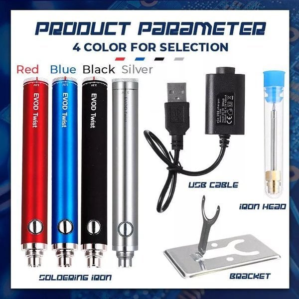 Avtoit | Wireless Soldering Iron with Wireless Charging – Portable USB-powered Tool