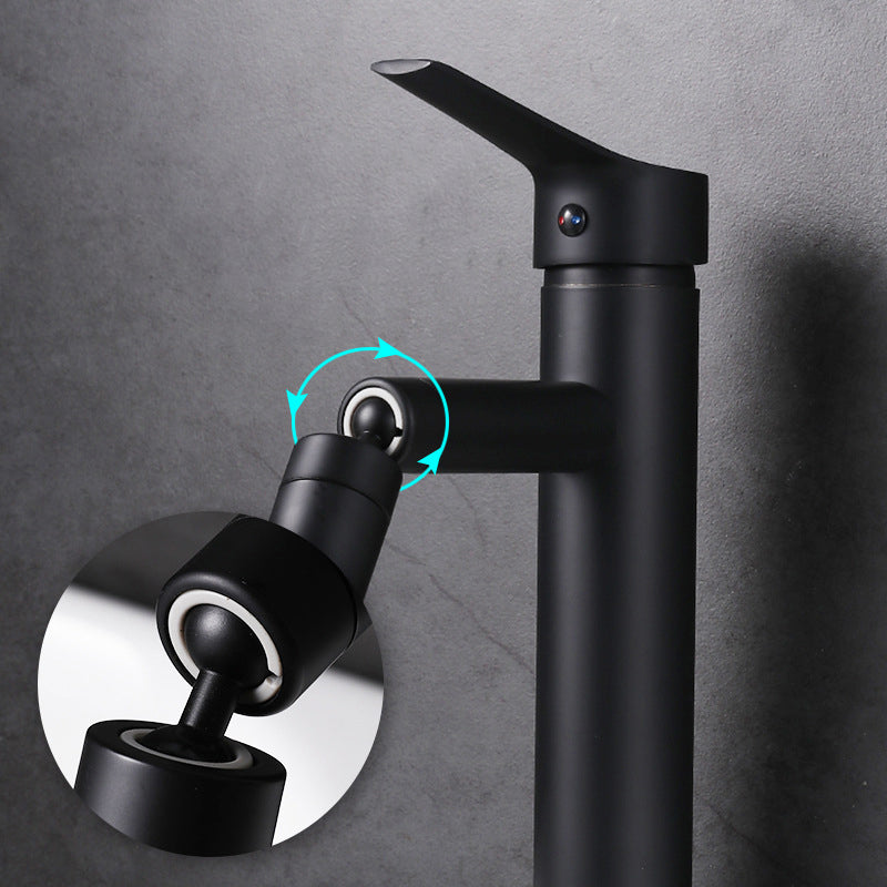 Avtoit | Modern Sink Faucet Copper Lever Handle Low Arc Pull Out Sink Faucet