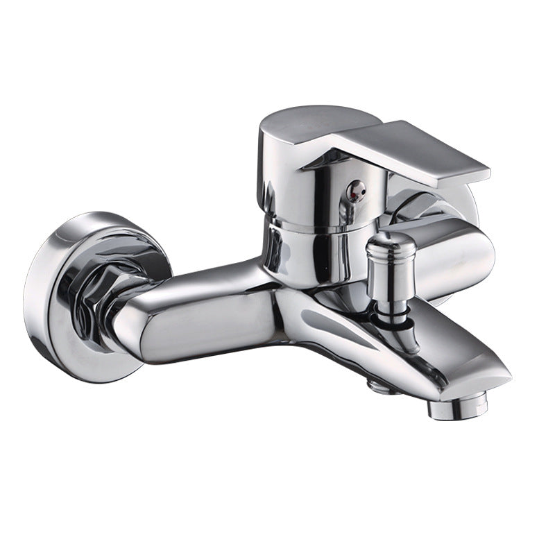 Avtoit | Modern Silver Bathtub Spout Single-Hole and Two-Hole Installation Faucet