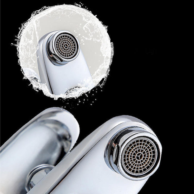 Avtoit | Modern Silver Bathtub Spout Single-Hole and Two-Hole Installation Faucet
