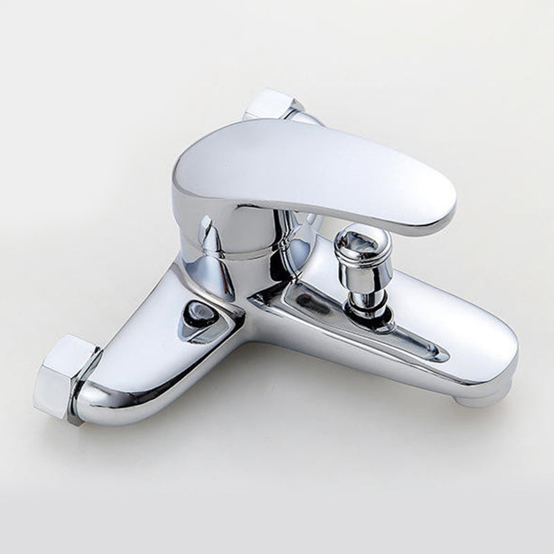 Avtoit | Modern Silver Bathtub Spout Single-Hole and Two-Hole Installation Faucet
