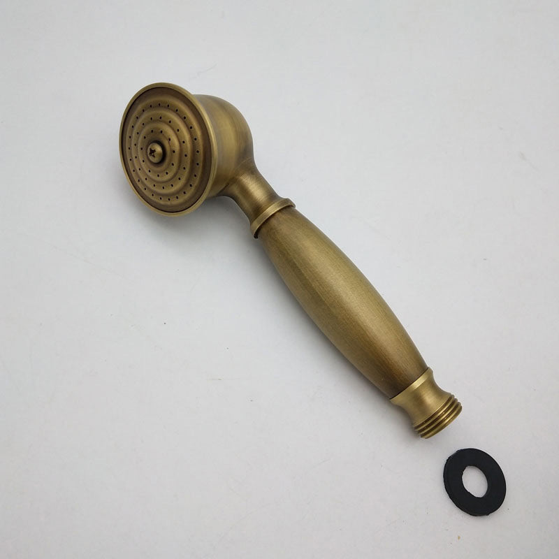 Avtoit | Traditional Handheld Shower Head with Hose Polished Brass Wall Mounted Shower Head
