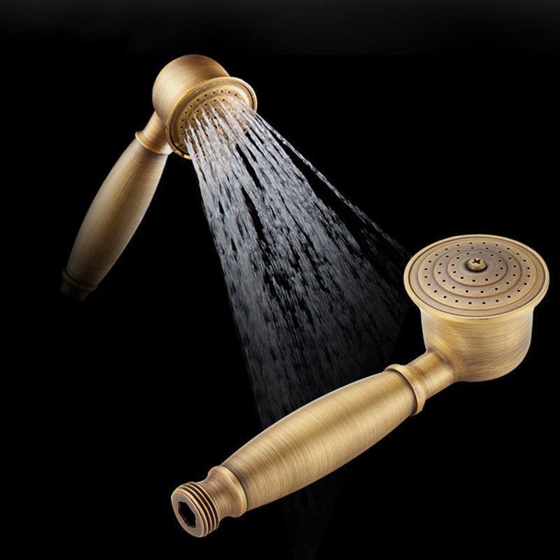Avtoit | Traditional Handheld Shower Head with Hose Polished Brass Wall Mounted Shower Head