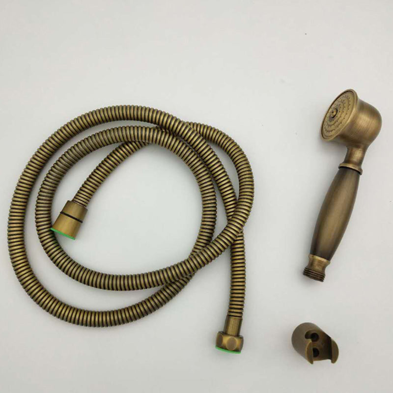 Avtoit | Traditional Handheld Shower Head with Hose Polished Brass Wall Mounted Shower Head