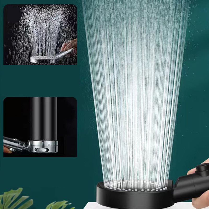 Avtoit | Round Handheld Shower Head Plastic Adjustable Spray Pattern Shower Head for Home