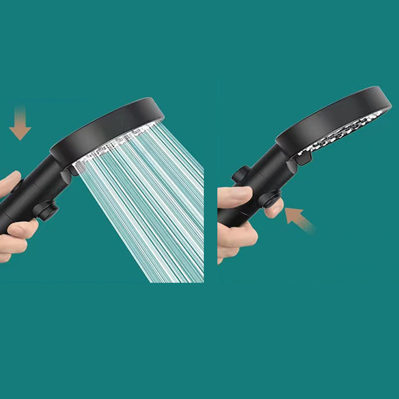 Avtoit | Round Handheld Shower Head Plastic Adjustable Spray Pattern Shower Head for Home