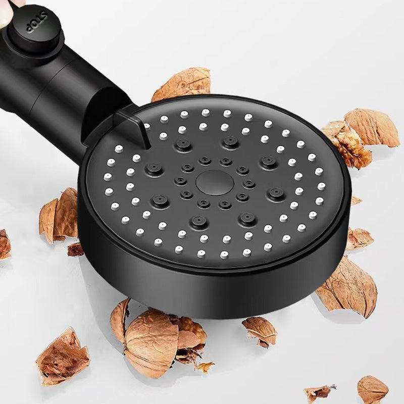 Avtoit | Round Handheld Shower Head Plastic Adjustable Spray Pattern Shower Head for Home