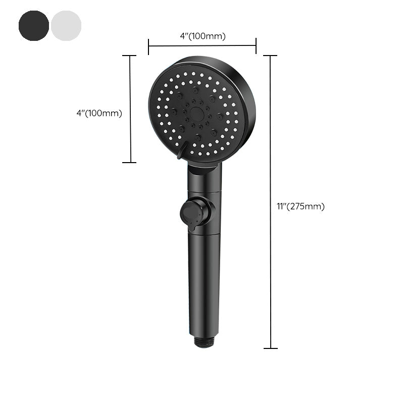 Avtoit | Round Handheld Shower Head Plastic Adjustable Spray Pattern Shower Head for Home