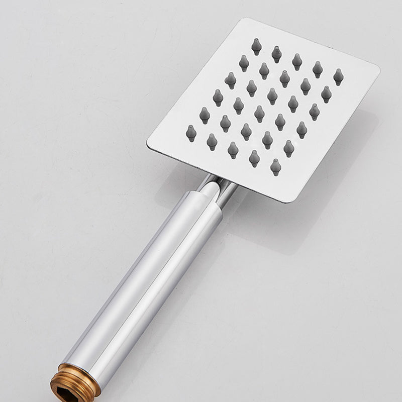 Avtoit | Silver Square Double Shower Head Modern Water Filtration Wall-Mounted Shower Head