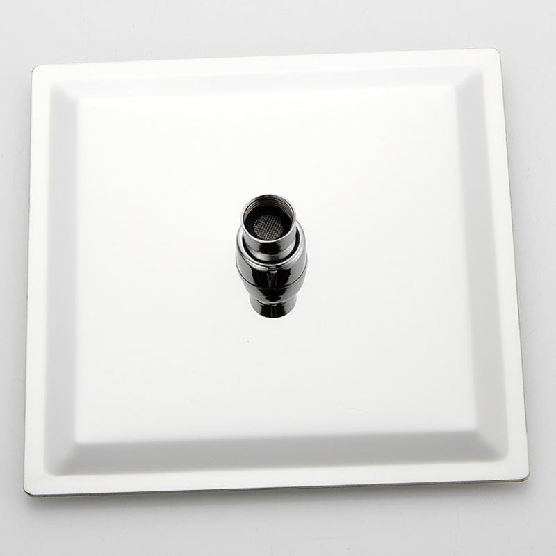 Avtoit | Silver Square Double Shower Head Modern Water Filtration Wall-Mounted Shower Head