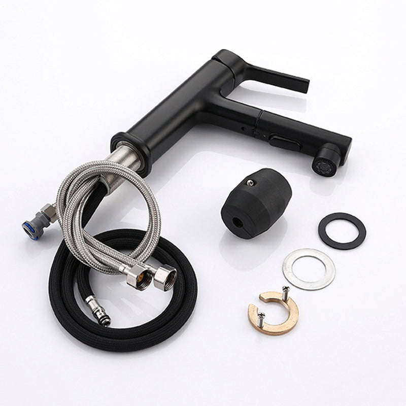 Avtoit | Round Vessel Sink Bathroom Faucet Simple Style Faucet with Brass Material