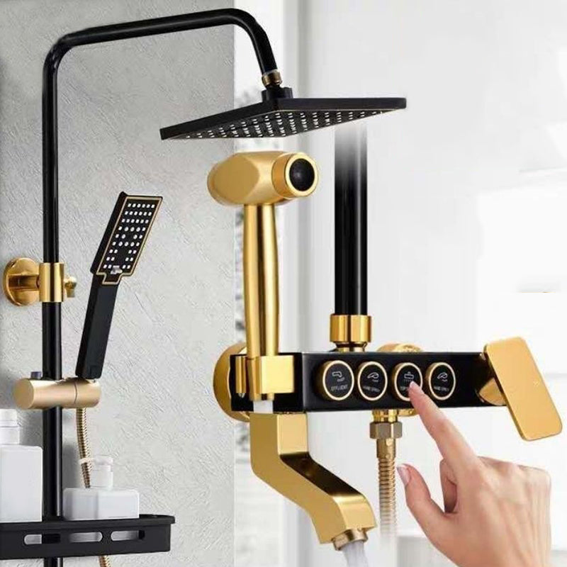Avtoit | Modern adjustable swivel shower head metal shower fixture on the wall