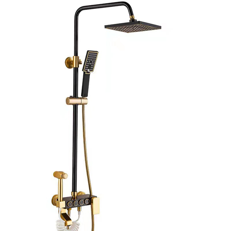 Avtoit | Modern adjustable swivel shower head metal shower fixture on the wall