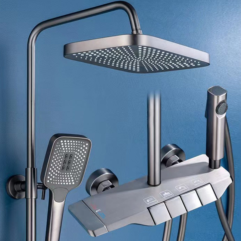 Avtoit | Modern adjustable swivel shower head metal shower fixture on the wall