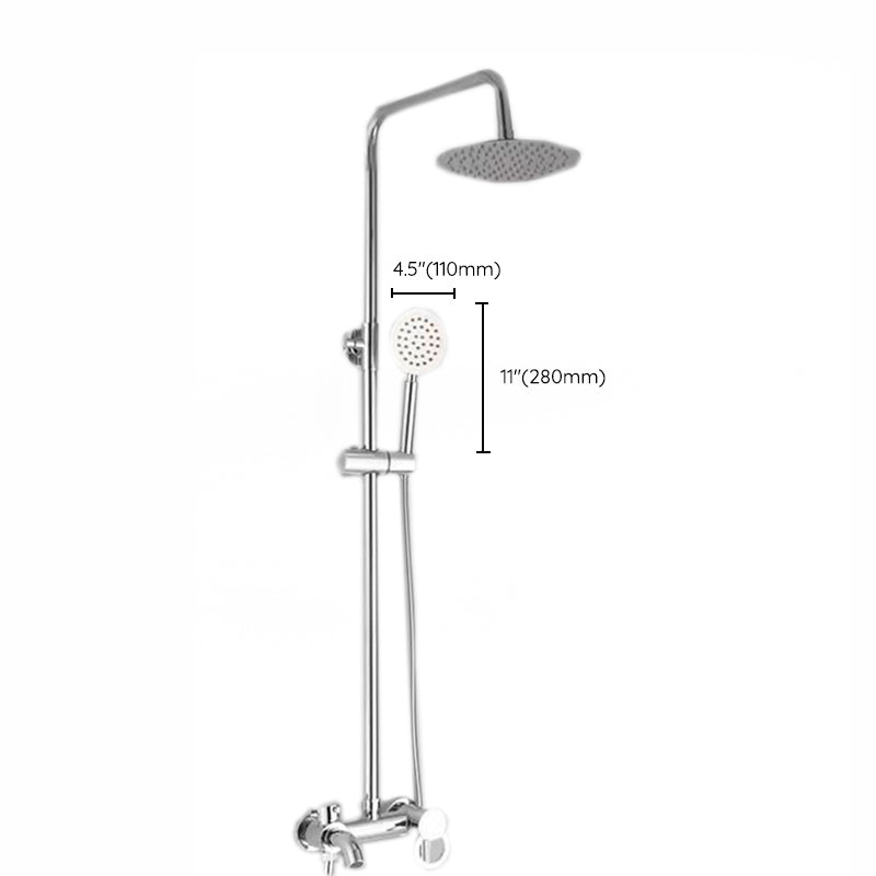 Avtoit | Modern adjustable swivel shower head metal shower fixture on the wall