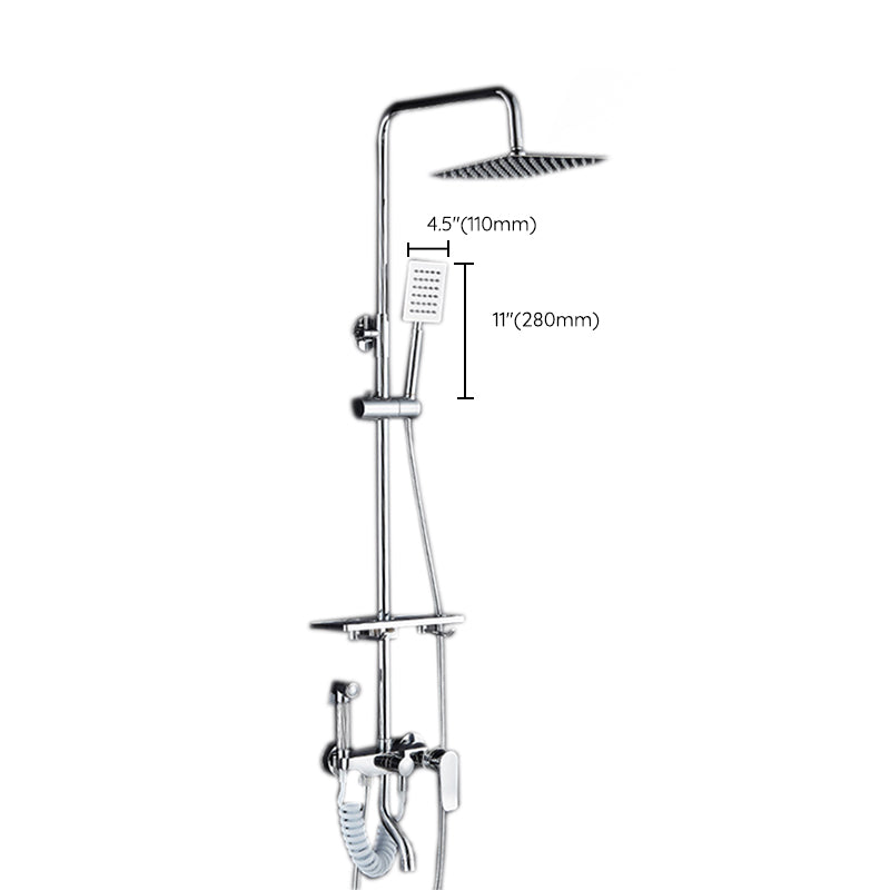 Avtoit | Modern adjustable swivel shower head metal shower fixture on the wall