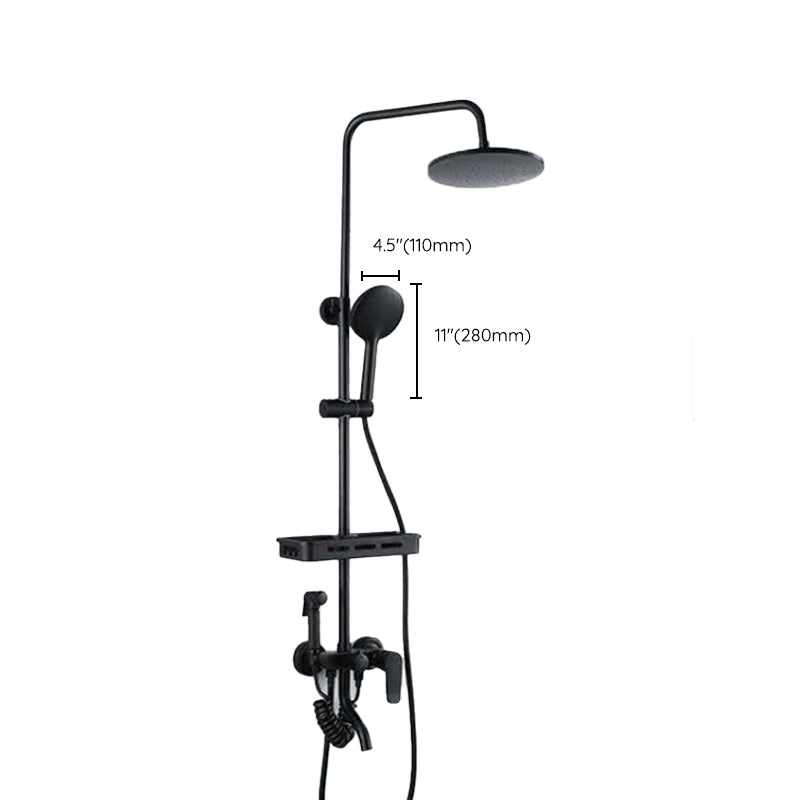 Avtoit | Modern adjustable swivel shower head metal shower fixture on the wall