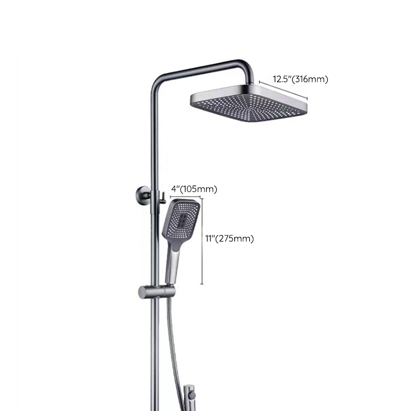 Avtoit | Modern adjustable swivel shower head metal shower fixture on the wall