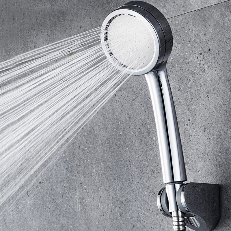 Avtoit | Modern hand shower head 5 spray patterns Chrome Round Wall mounted shower head